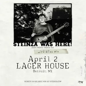 Steinza w/ Elias Hix event on Thursday, April 2, 2026