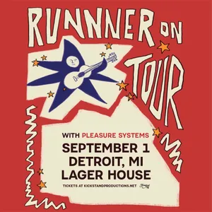 Runnner w/ Pleasure Systems event on Tuesday, September 1, 2026