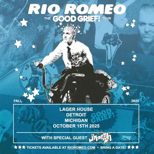 Rio Romeo - Good Grief! Tour w/ Jhariah event on Wednesday, October 15, 2025