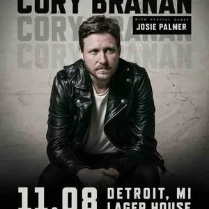 Cory Branan w/ Josie Palmer event on Saturday, November 8, 2025