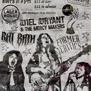 Mel Bryant & the Mercy Makers w/ Rat Bath & Former Critics event on Friday, October 10, 2025